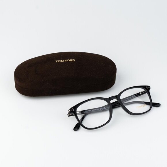 Tom Ford Men Eyeglasses Black Square FT5505 001 NEW AUTHENTIC - Picture 2 of 13